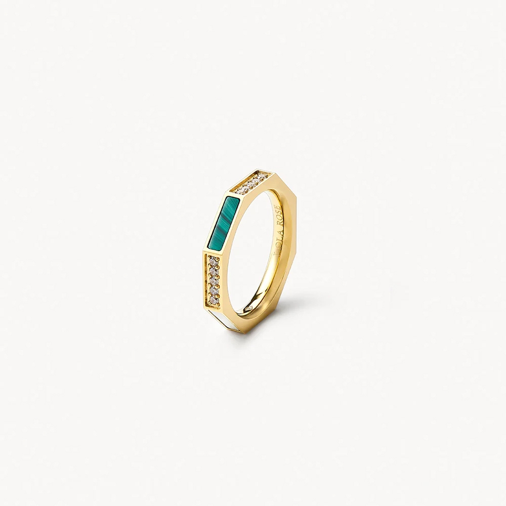 롤라로즈 Octagon Ring 팔각형 원석 레이어드반지 - 상세 이미지 2