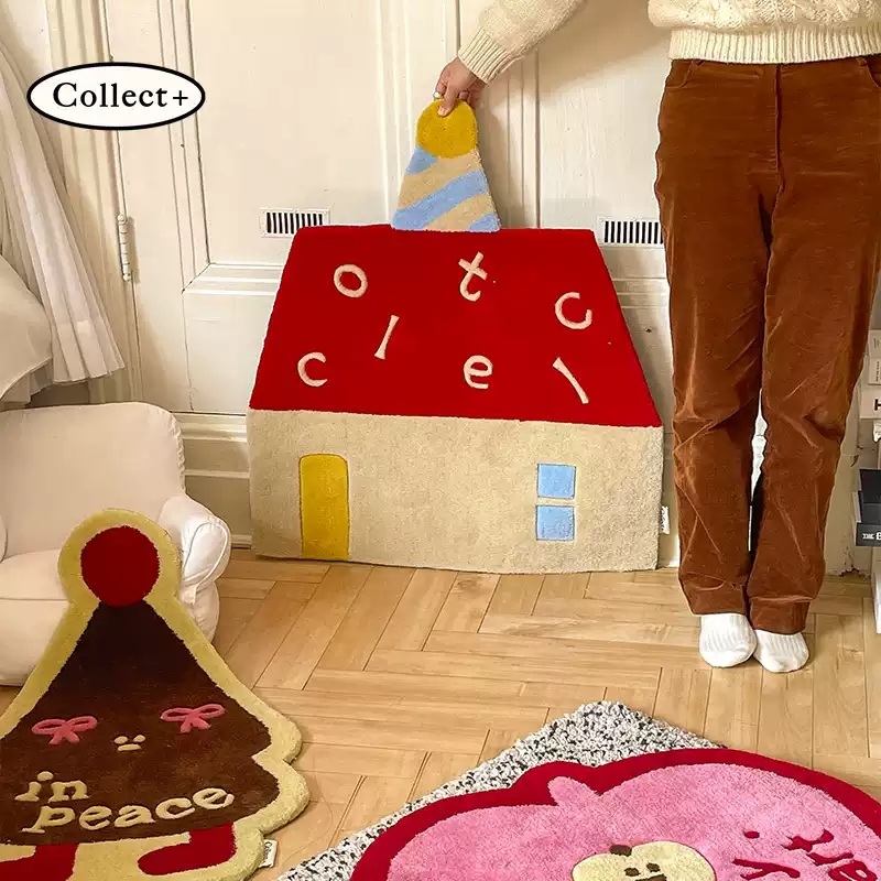 크리스마스카페트 크리스마스러그 카펫 장식 분위기 거실 트리 데코 소품 매트 - 상세 이미지 2