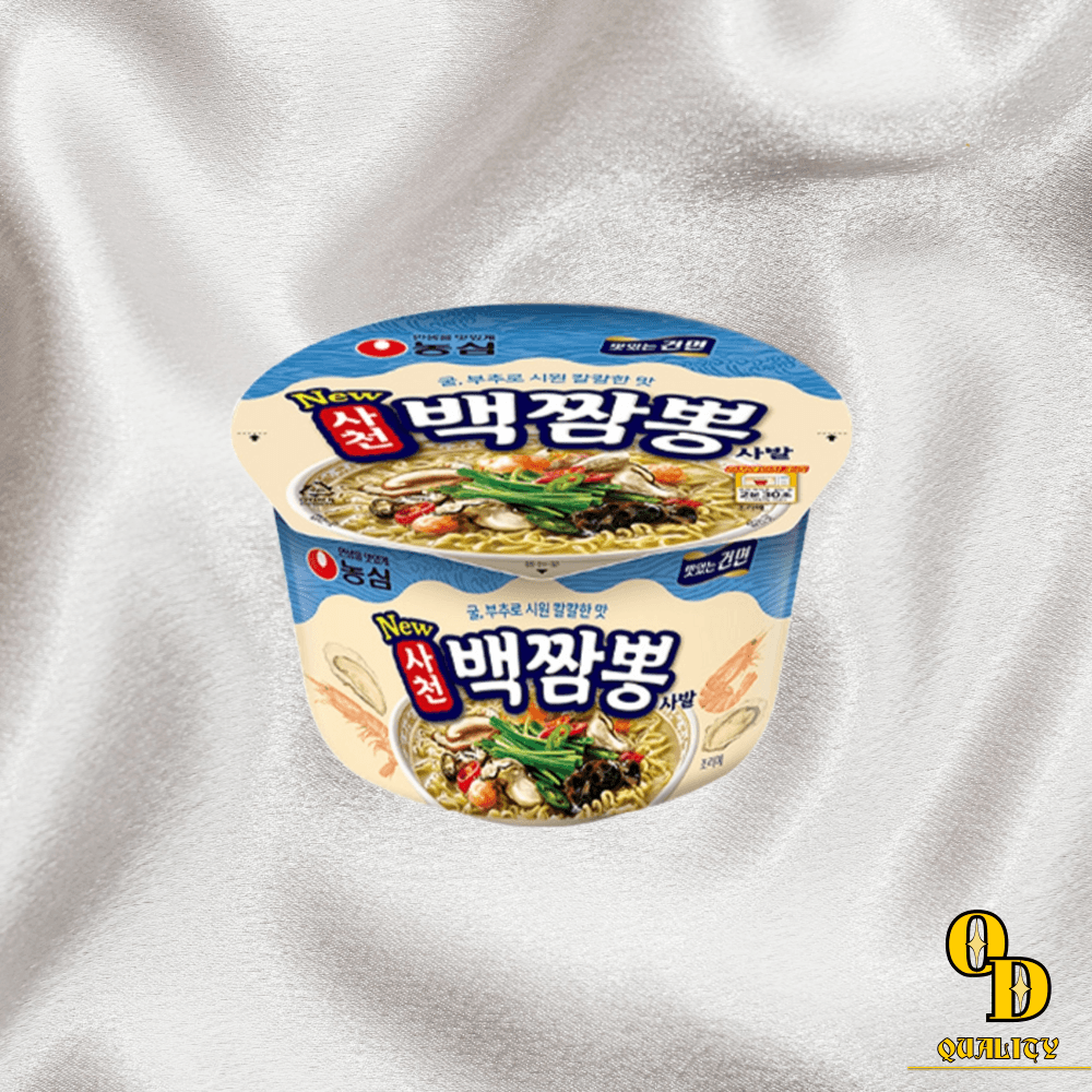 농심 짬뽕라면 사천백짬뽕사발 75g 16개 : 오더퀄리티