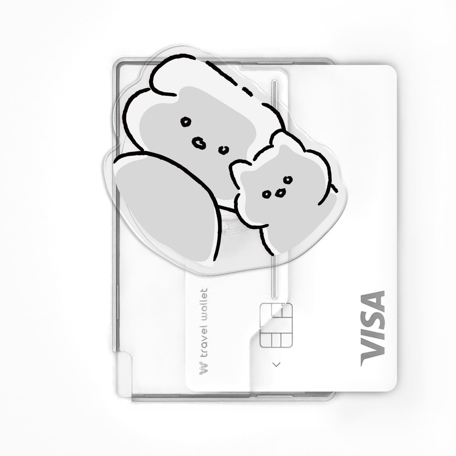 168cm 맥세이프 카드지갑 그립톡 올인포켓 집사야 정신이 드니