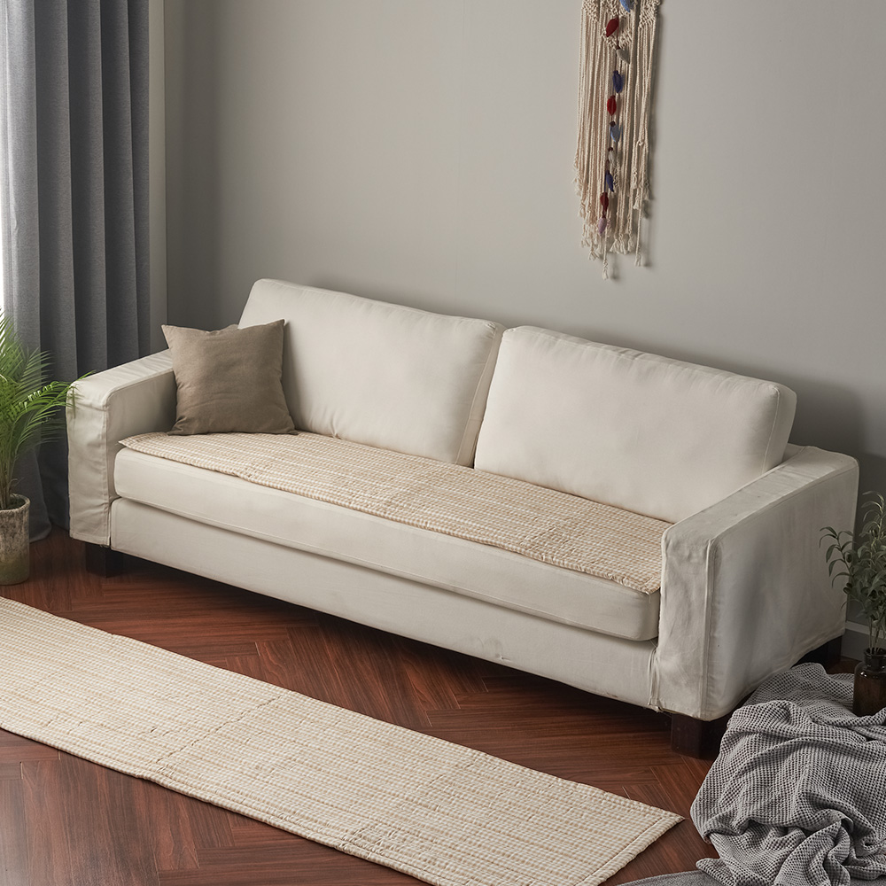 체크 마이크로 소파패드 3인/4인 3color