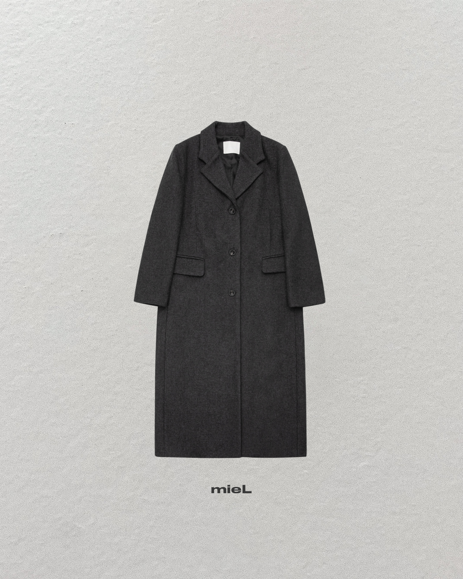 miel 미엘 울70 싱글 롱 코트 3color 상세 이미지 38