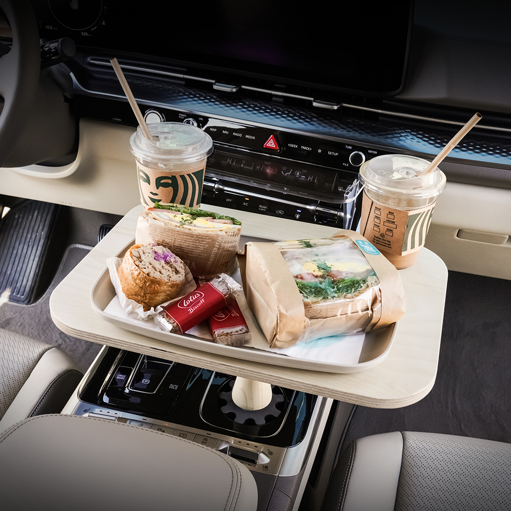 크레이지몬스터 다된다 우드 차량용 테이블 차량 식탁 트레이 자동차 테이블