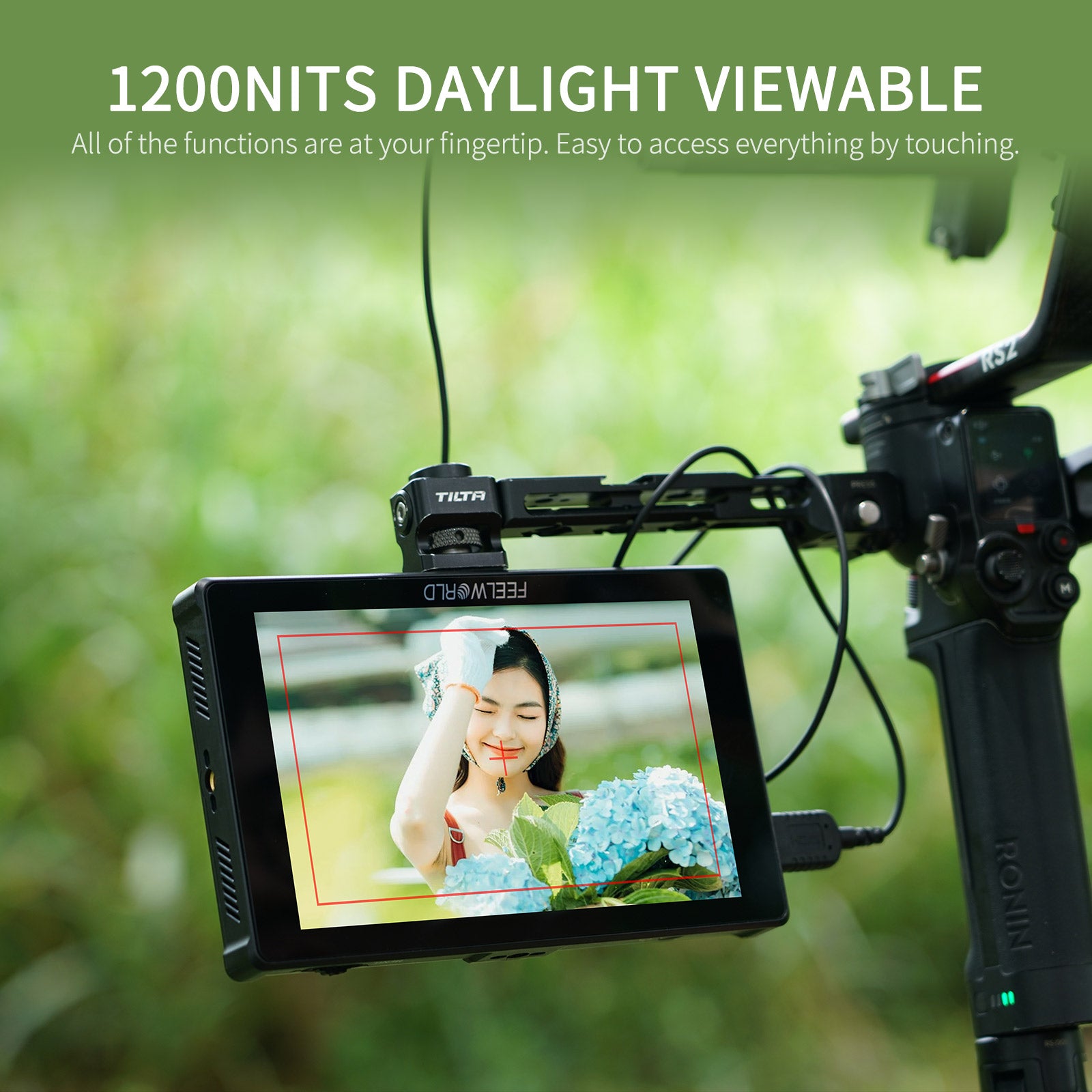 필월드 F7 플러스 4K 카메라 프리뷰 모니터 7인치 3D LUT 터치스크린 - 상세 이미지 3