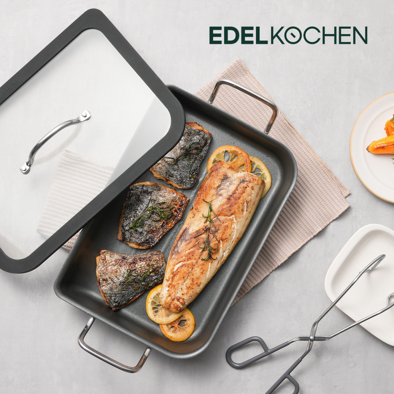에델코첸 클래시 스텐 고기불판 생선구이 그릴 팬 인덕션 29cm