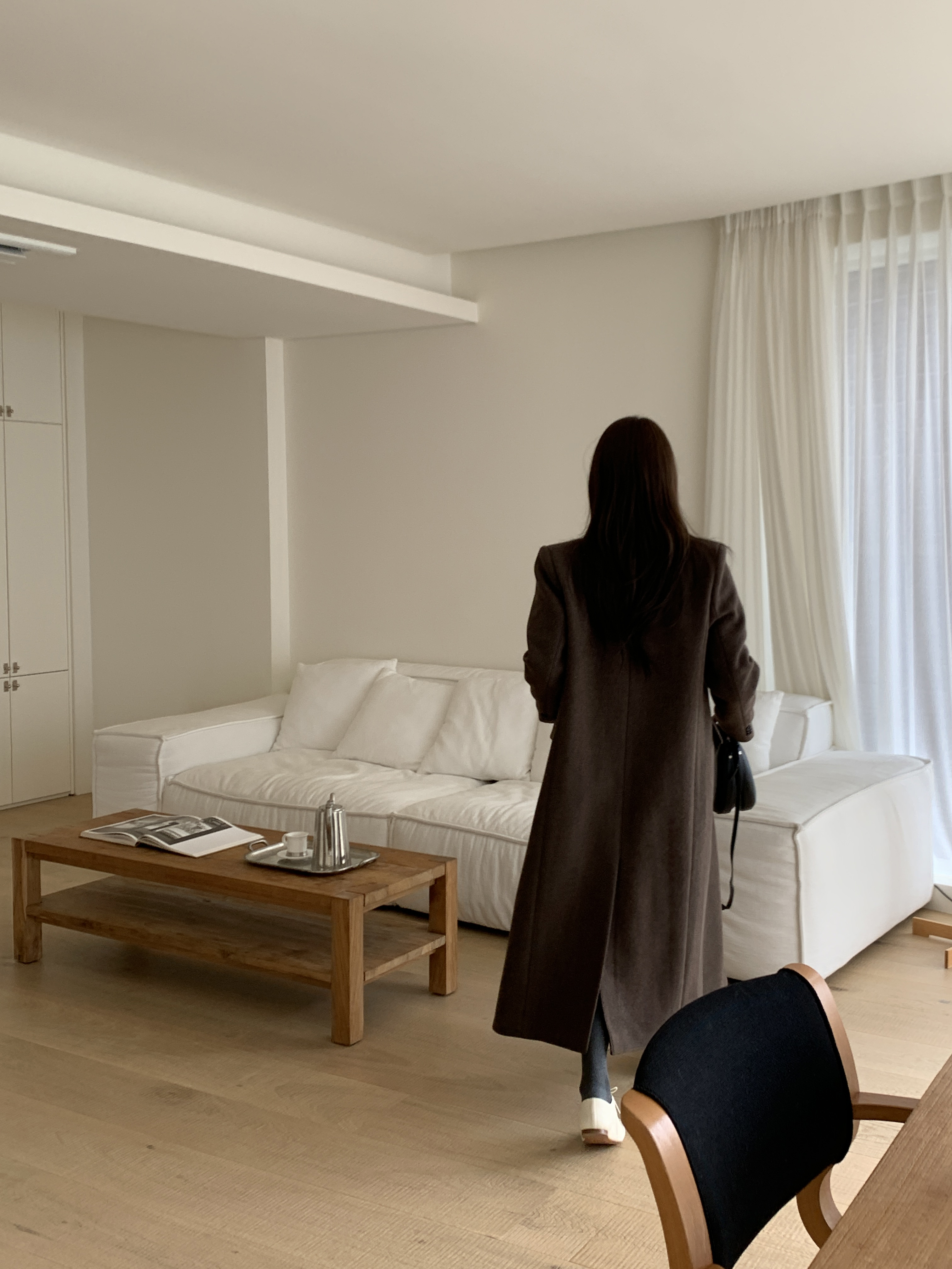 miel 미엘 울70 싱글 롱 코트 3color 상세 이미지 30