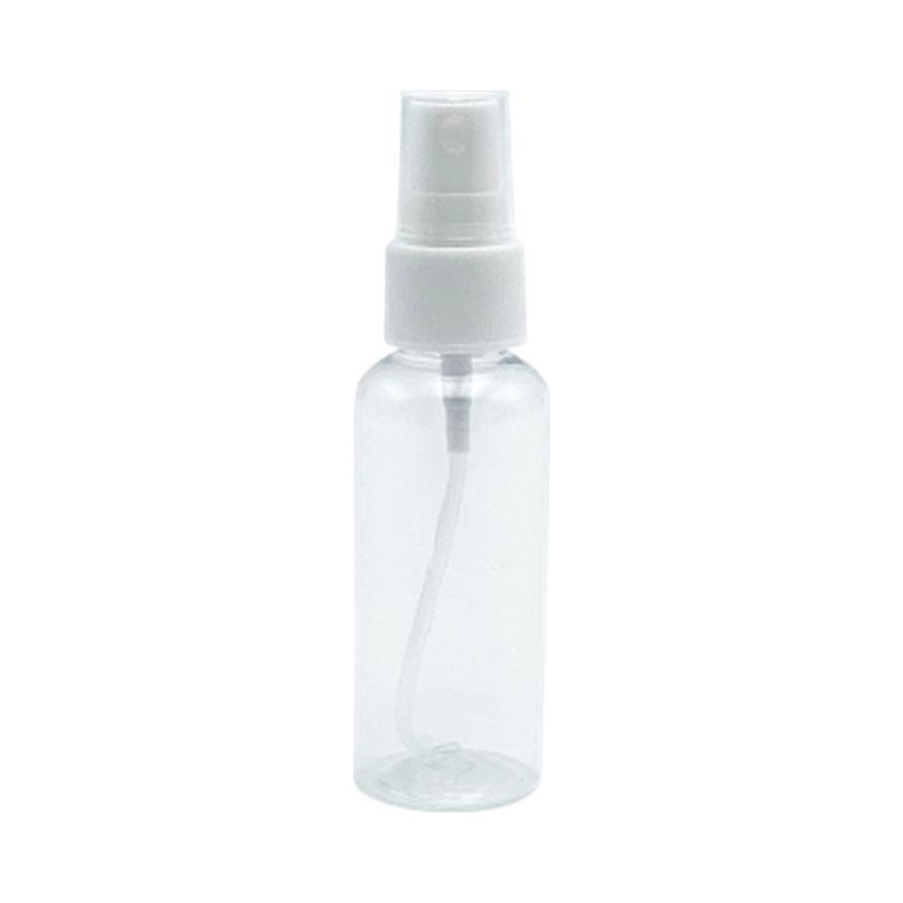 스프레이 병 투명 플라스틱 향수 미스트 용기 손세정제 스프레이공병 50ml, 1개