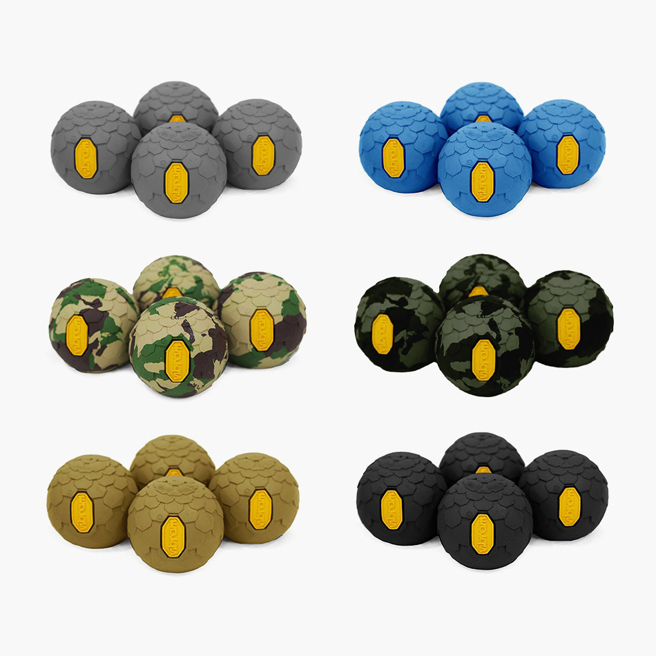 헬리녹스 비브람 볼핏 T-1 45mm 체어 솔리드 고무발 세트 - 상세 이미지 2