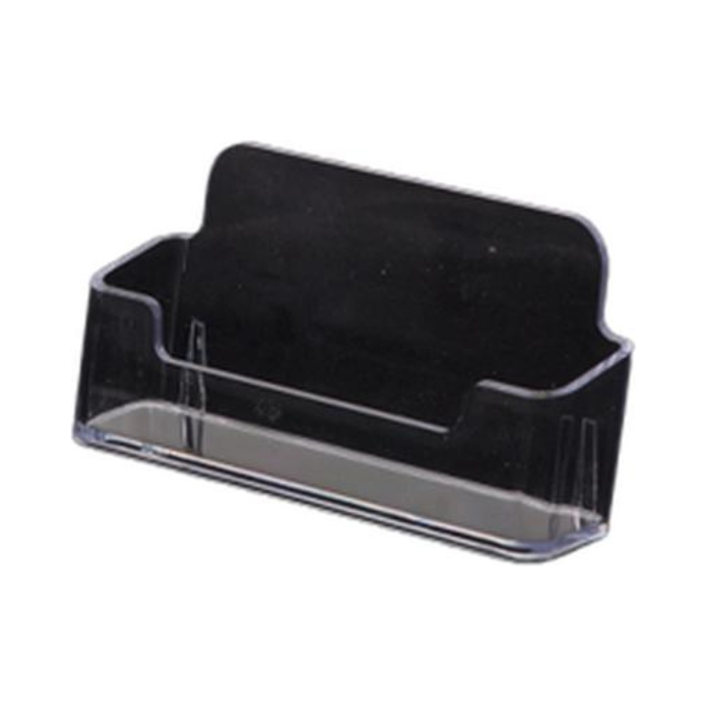 심플 투명 아크릴 테이블 이름표 거치대 1단 소 95x50x25mm