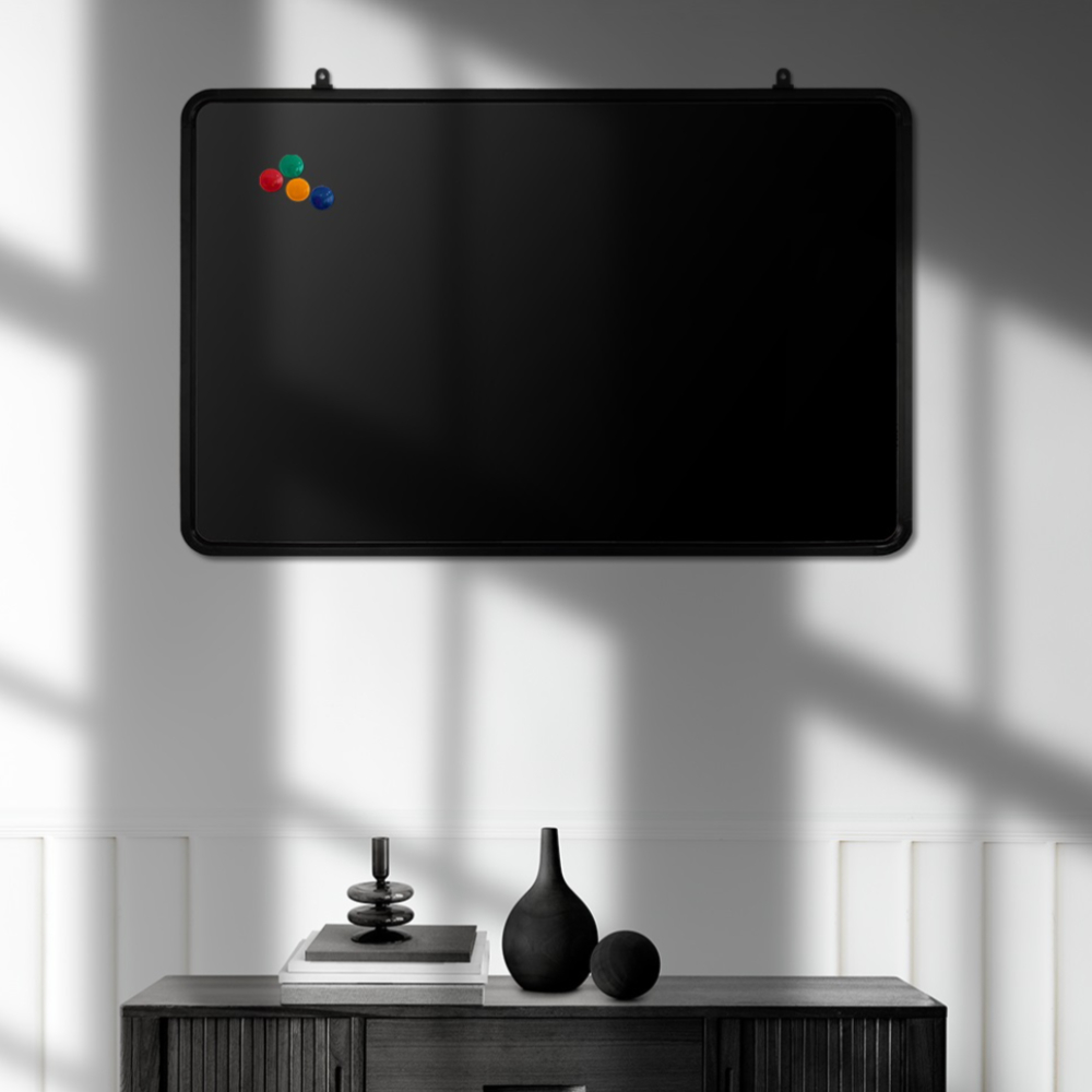 국산 벽걸이 블랙보드 500x700 일반형 자석형 메뉴 블랙 칠판 보드 벽 메뉴판 이미지 2