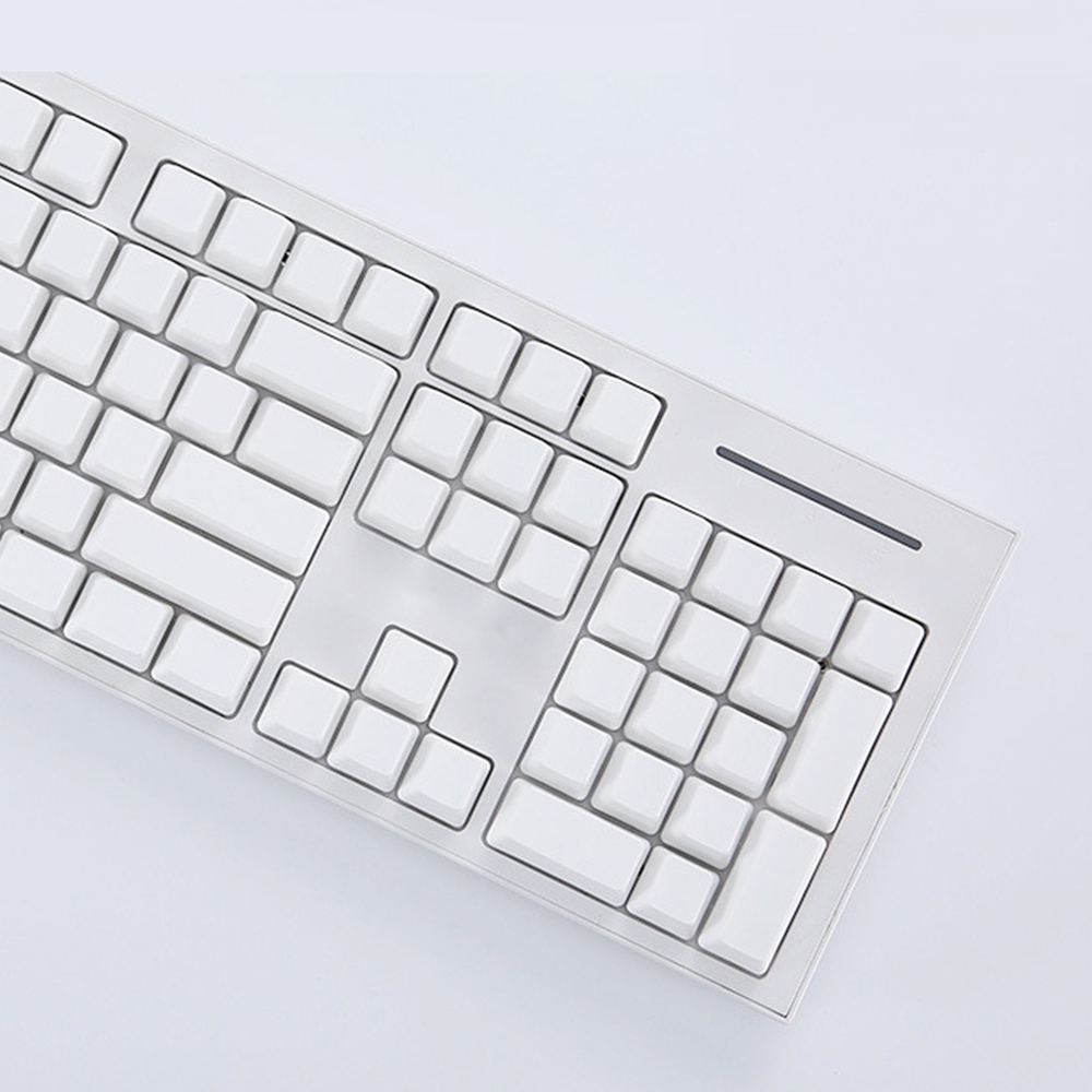 퓨어화이트 키캡 화이트 무각 클리어 커스텀 OEM 체리 Cherry XDA 프로파일 3종 기계식 키보드 키캡 독거미 앱코 - 상세 이미지 3