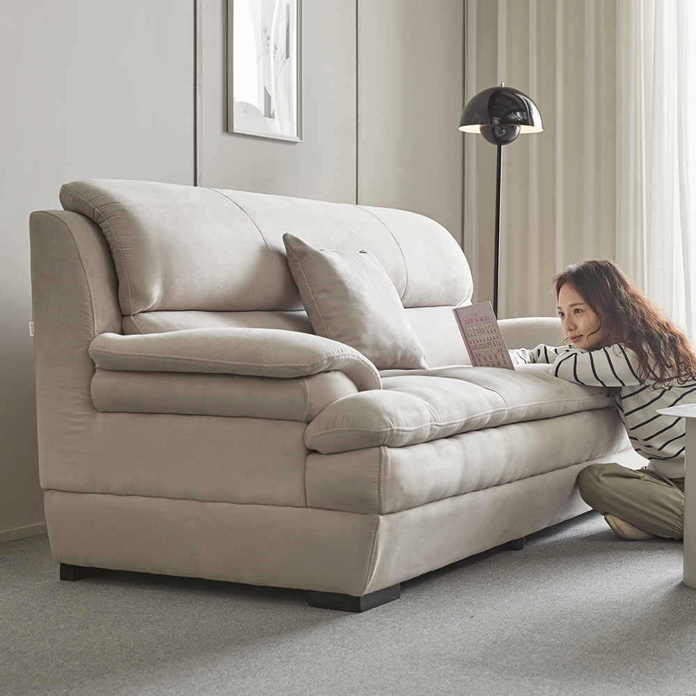 [무료배송] 올리브 3인용 아쿠아텍스 패브릭 소파