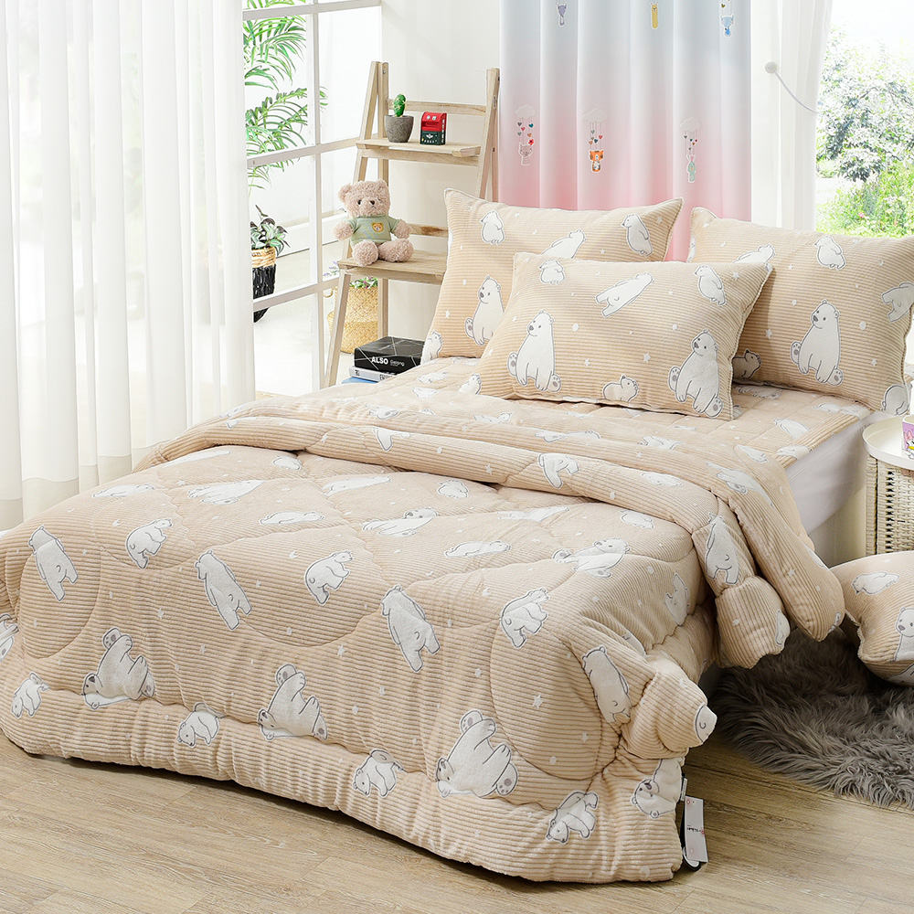 거실패드 겨울 극세사카페트 누빔패드 바닥매트 국산 아이방 카펫트