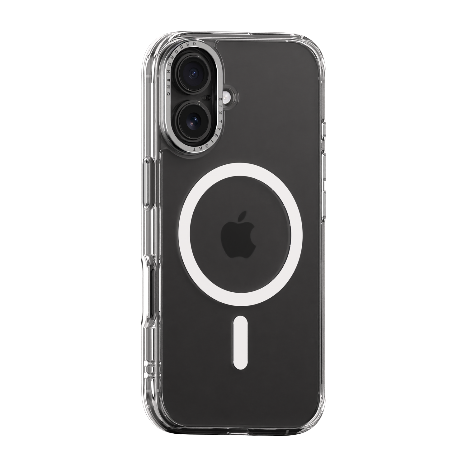 168cm 맥세이프 케이스 카메라 보호 실버 엣지 투명, 아이폰16 프로 맥스 - 상세 이미지 4