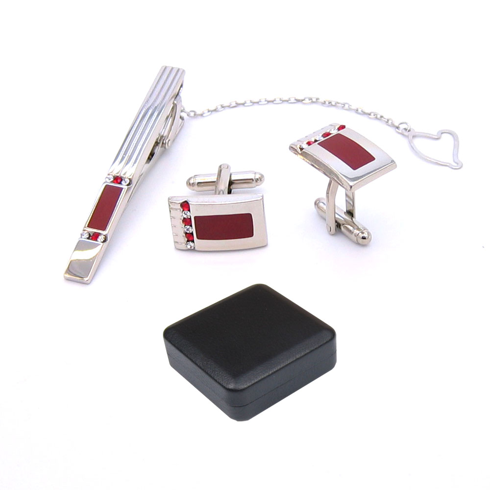 넥타이핀 세트 커프스 버튼 카우스 링크 선물용 - 상품 이미지