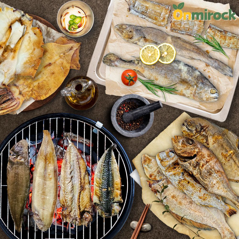 온미락 고흥 반건조생선구이 참숯 숯불 생선구이 고등어 삼치 가자미 참돔 꽃돔 민어 서대 : 온미락