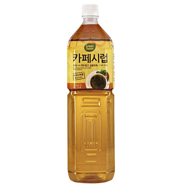 대상카페시럽 1.5L 커피설탕시럽 슈가+카페행주지원 이미지 1
