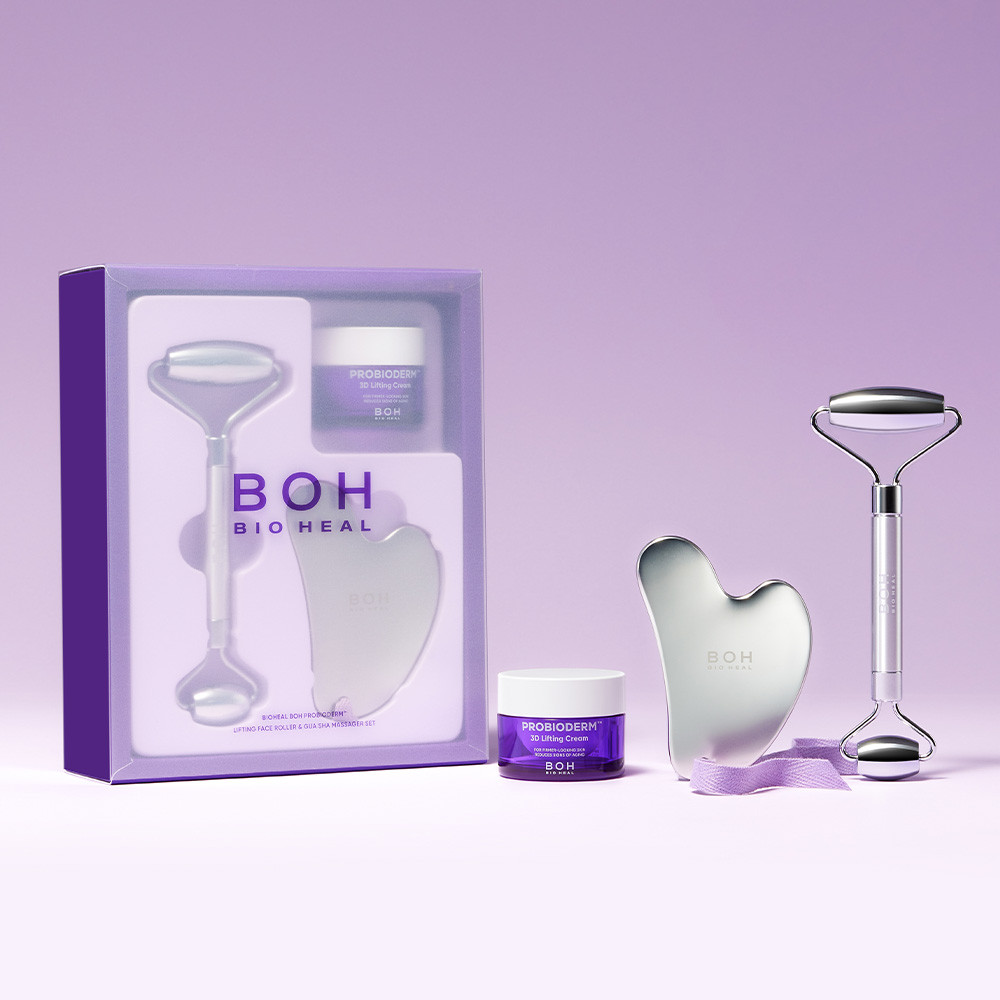 바이오힐 보 프로바이오덤 리프팅 페이스롤러 + 괄사마사저 기획 (리프팅 크림 15ml 추가증정)