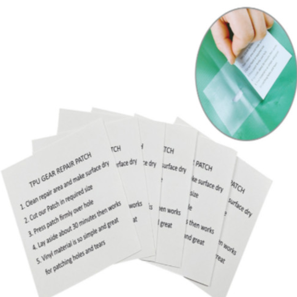 타프 텐트 수선 패치 TPU 방수 테이프 천 비닐 튜브 테이프5매