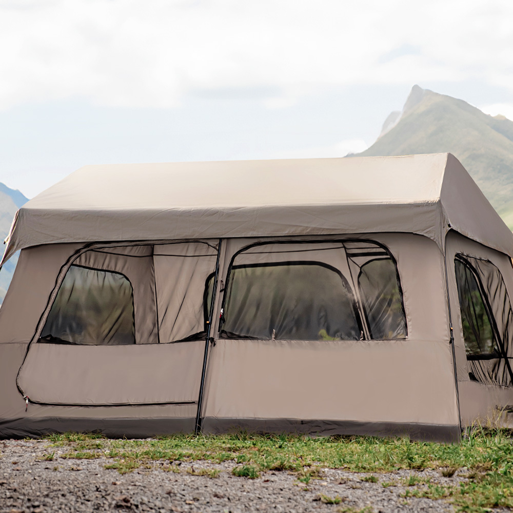 [풀오픈/하프오픈전용] 로티캠프 힐하우스 원터치 텐트 전용 블랙코팅 숏루프 플라이