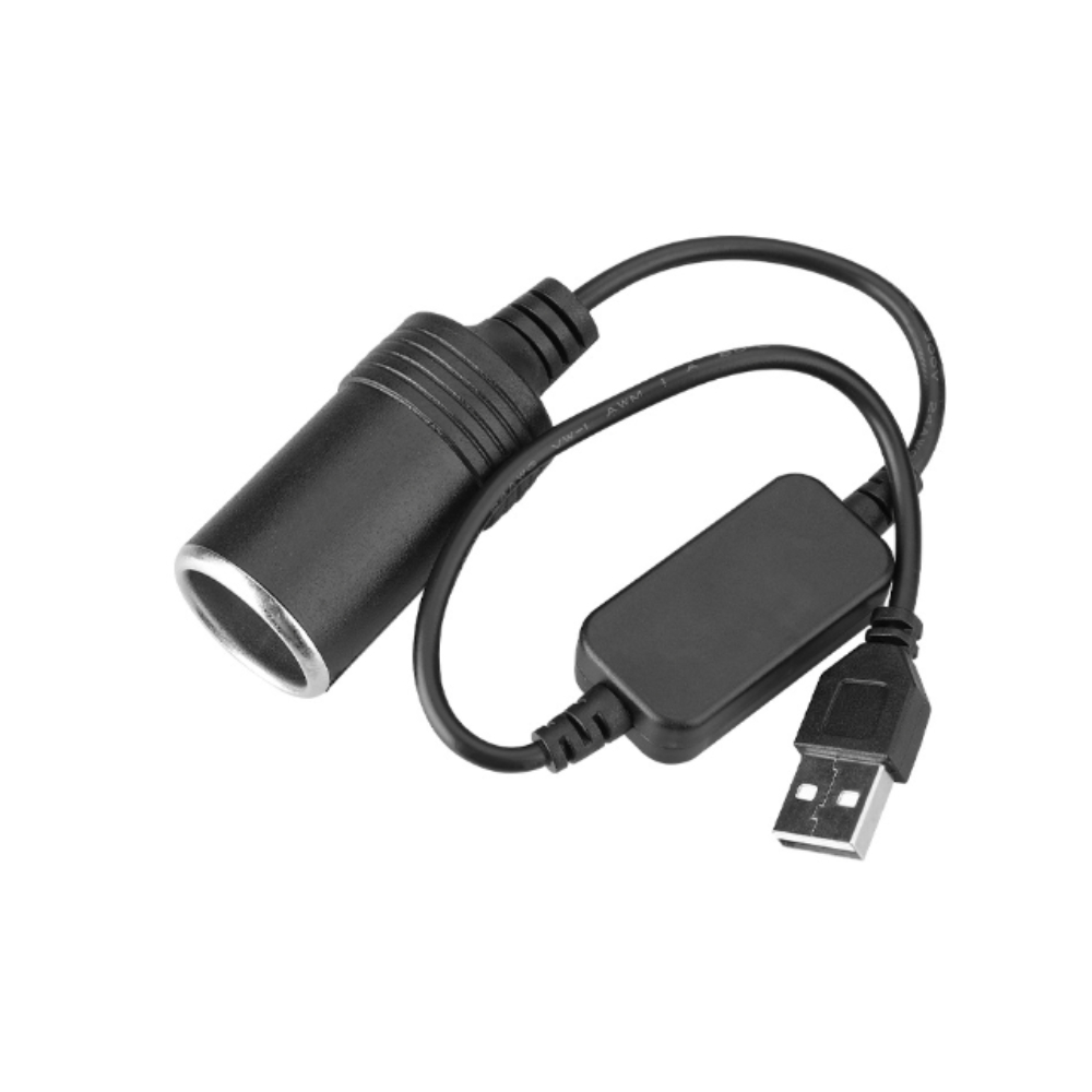 오토크루 차량용 USB C-type DC 5V to 12V 시거잭 승압 컨버터 소켓 - 상품 이미지