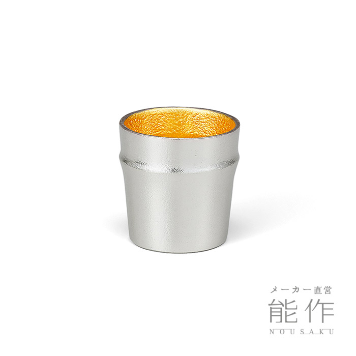 노사쿠 NOUSAKU 주석 술잔 60ml 51280 골드 - 상세 이미지 2