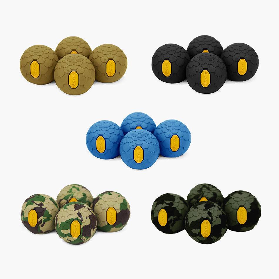 헬리녹스 비브람 볼핏 T-2 55mm 체어 솔리드 고무발 세트 - 상세 이미지 2
