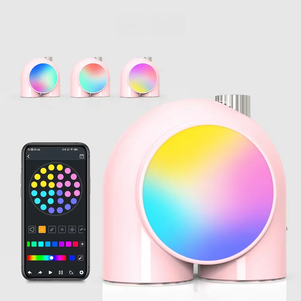 Divoom Planet-9 스마트 야간 조명 램프 RGB LED 인테리어 장식 조명 - 상품 이미지