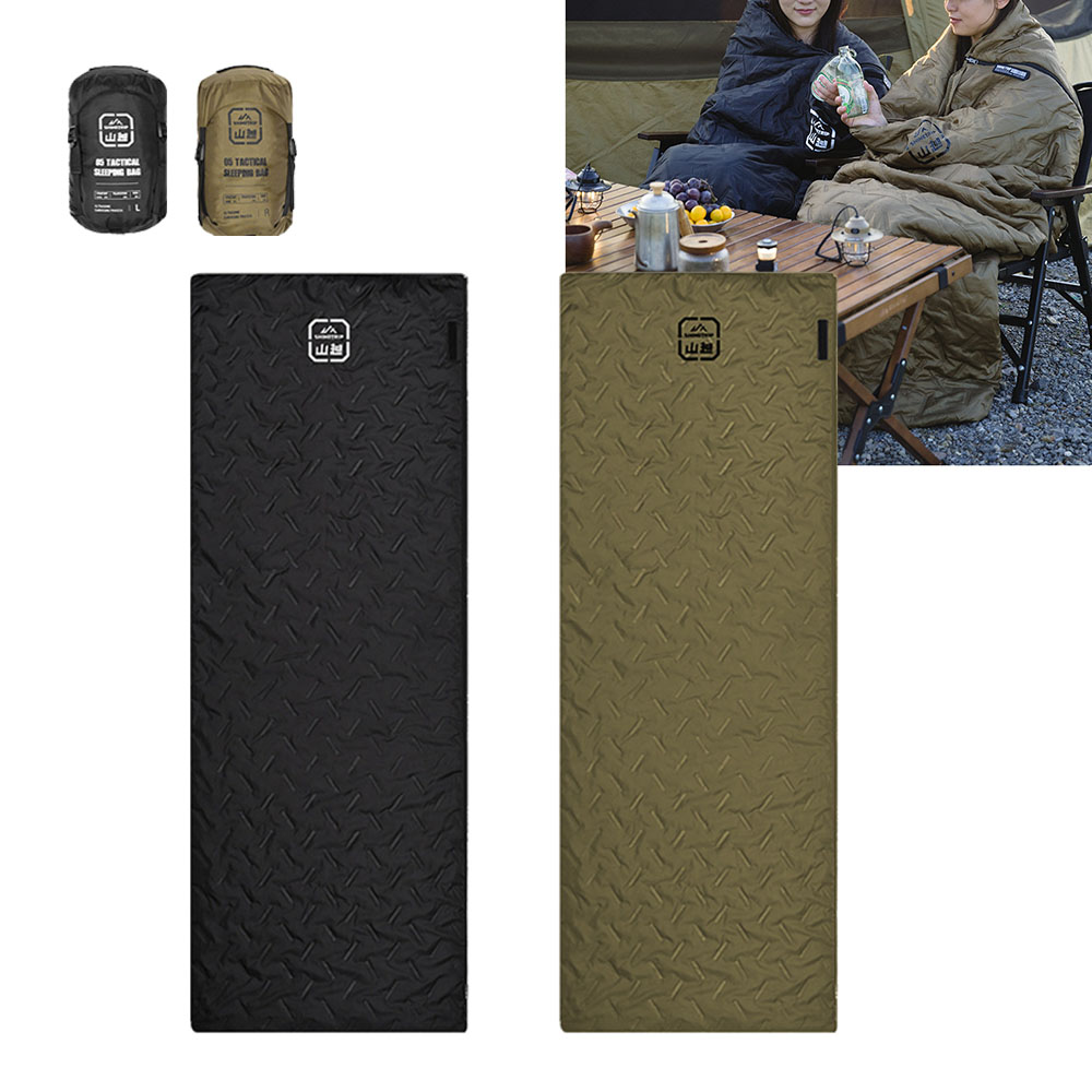 캠핑 침낭 동계 겨울 사계절 이불 캠핑 차박 경량 백패킹 블랙 100g