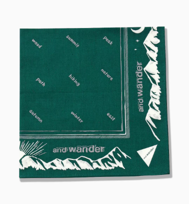 앤드원더 스카프 reflective words bandanna 5744987239 - 상세 이미지 5