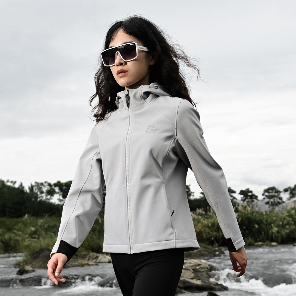 오니지 등산 자켓 소프트쉘 플리스 바람막이 여성 FJ08