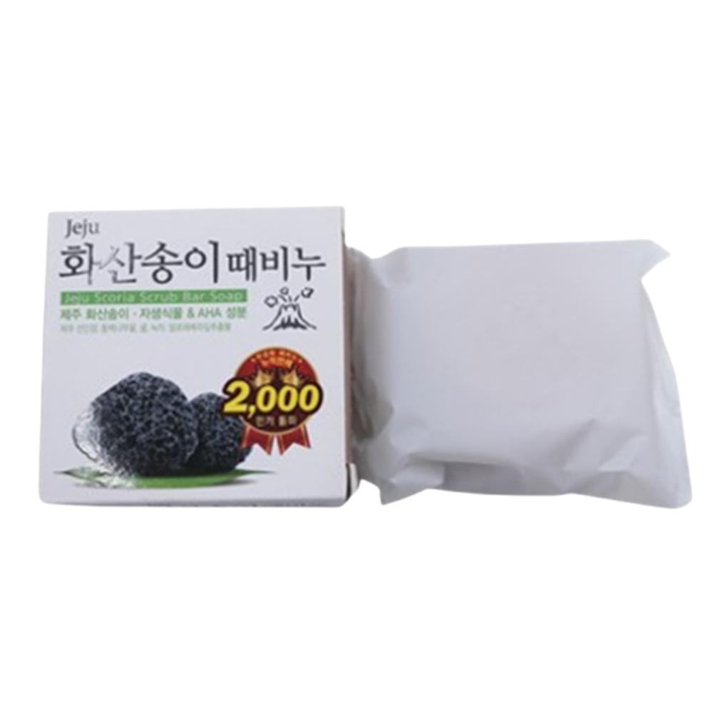 제주선인장 동백나무콧 녹차 추출물 목욕비누 노폐물 제거 보습 때비누 바솝