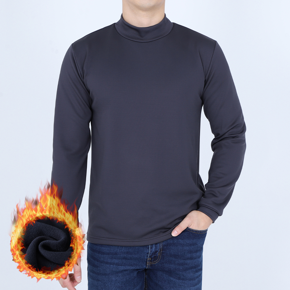 겨울 등산베이스레이어 기모 등산복상의 - 상세 이미지 3