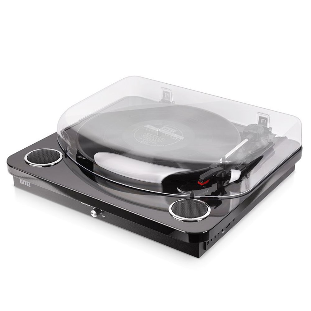 브리츠 BZ-TP090SNT 블루투스 LP 턴테이블 스피커 인테리어 레코드 플레이어