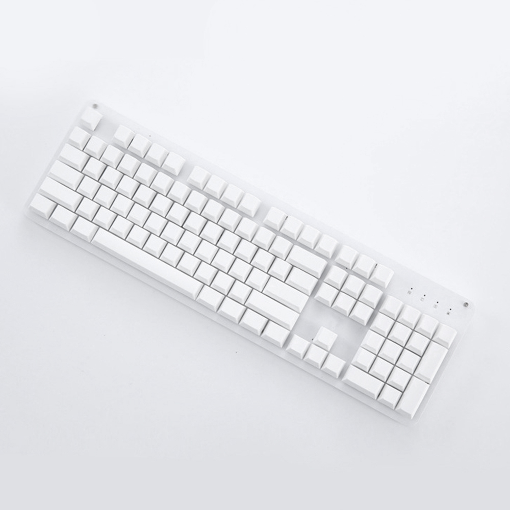 퓨어화이트 키캡 화이트 무각 클리어 커스텀 OEM 체리 Cherry XDA 프로파일 3종 기계식 키보드 키캡 독거미 앱코 - 상세 이미지 2