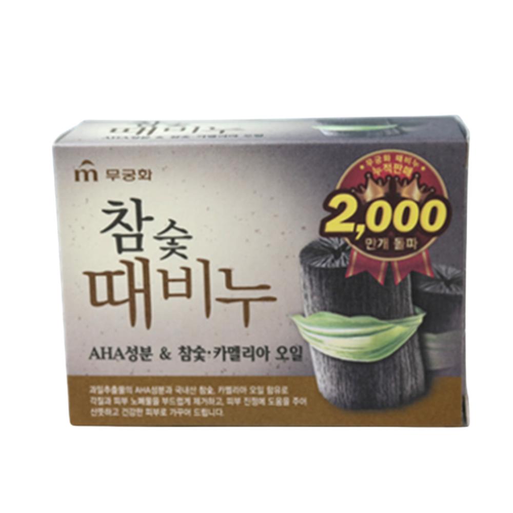 참숯 AHA 때비누 저자극 보습감 목욕비누 100g