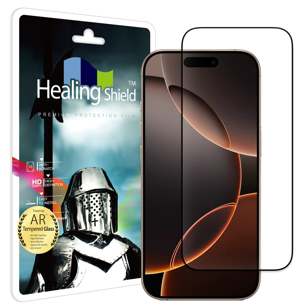 휴대폰 3D 풀커버 AR 고화질 강화유리 액정보호필름 아이폰16 프로, 1매입