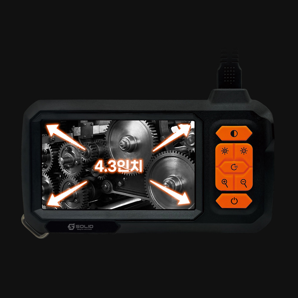 솔리드 내시경카메라 2m 배관내시경 하수구내시경 누수탐지기 S-ES20