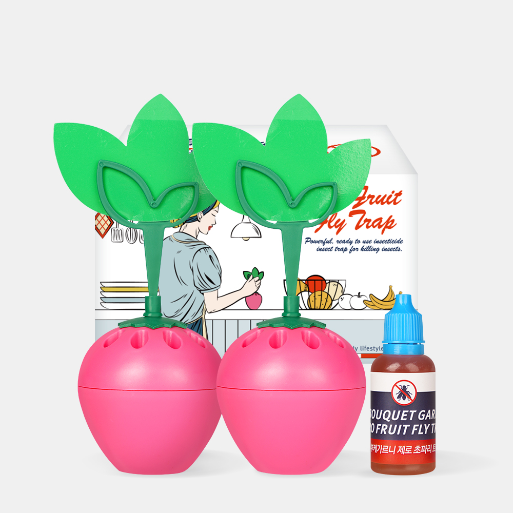 [2개입] 부케가르니 초강력 제로 날파리 초파리 트랩 끈끈이 세트