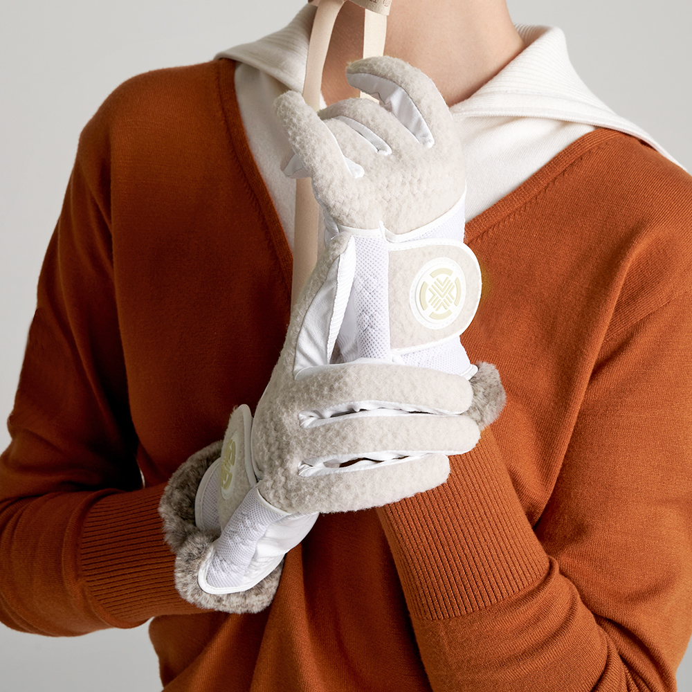 테크스킨 윈터쉴드 방한 겨울 양손 스마트폰 터치 논슬립 골프장갑