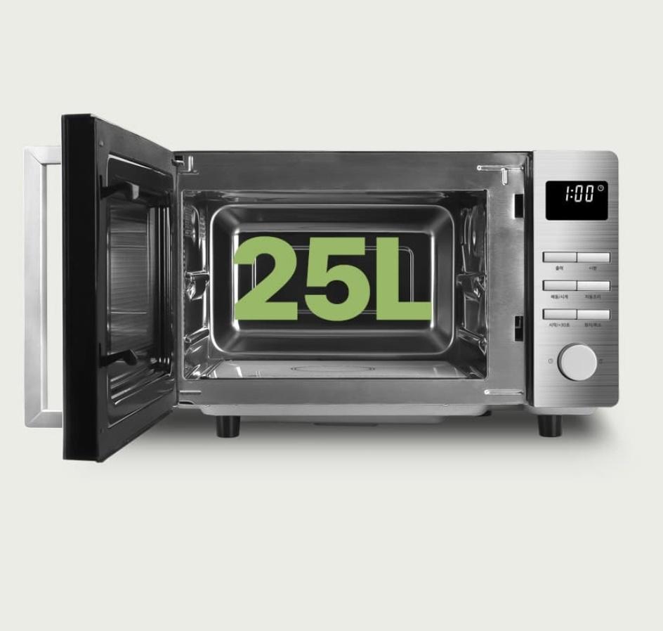 무회전전자레인지 25L 대용량 편의점 사무실 탕비실 전자레인지