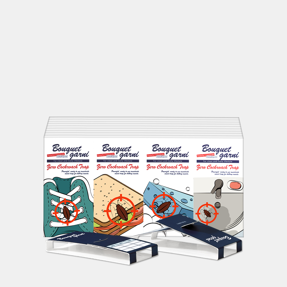 [10개입] 부케가르니 제로 끈끈이 바퀴벌레 퇴치제 트랩