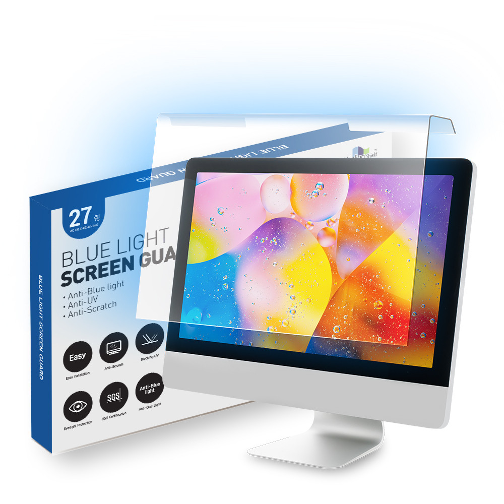 힐링쉴드 모니터 블루라이트필터 블루라이트차단 거치식 보호 필름 68.6cm - 상품 이미지