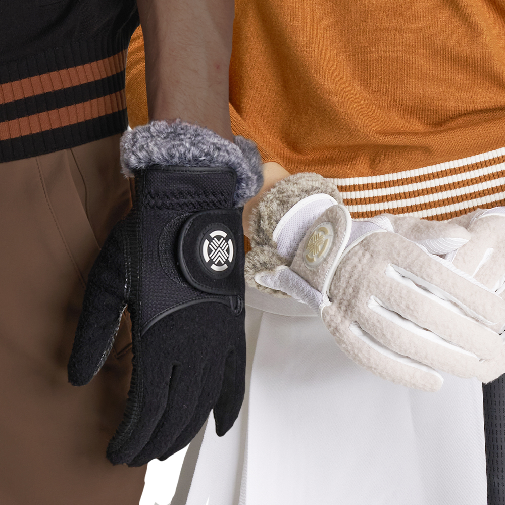 테크스킨 윈터쉴드 방한 겨울 양손 스마트폰 터치 논슬립 골프장갑