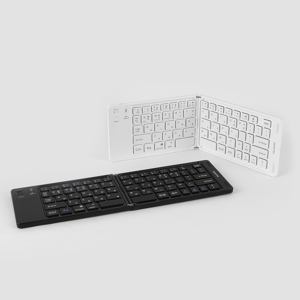 스마텍 휴대용 미니 무선 접이식 폴딩 블루투스 키보드 STBK-F2000 - 상세 이미지 5