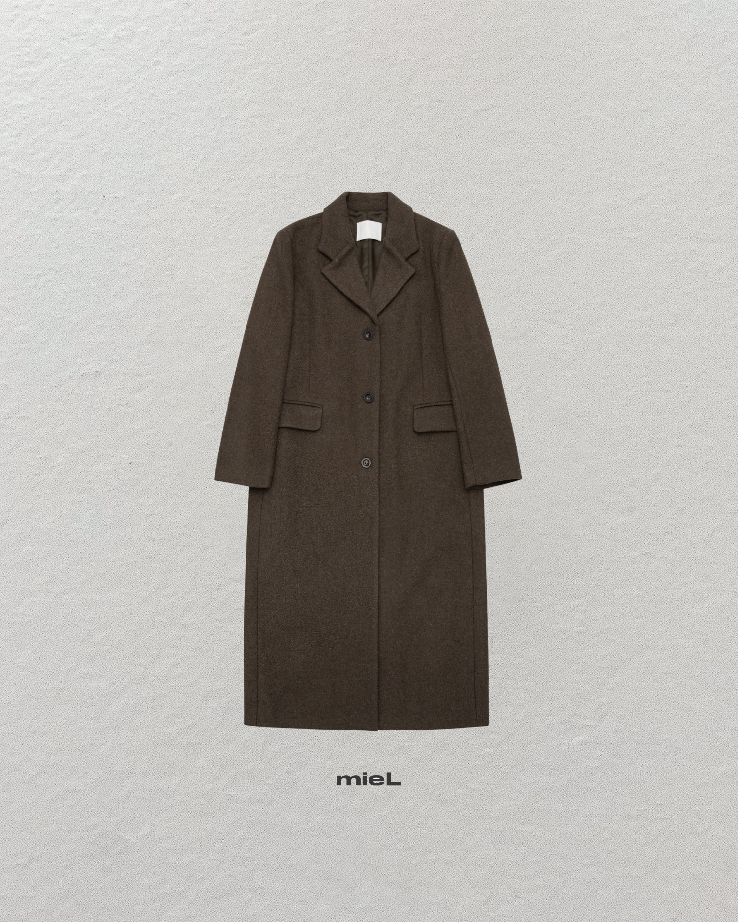 miel 미엘 울70 싱글 롱 코트 3color 상세 이미지 39