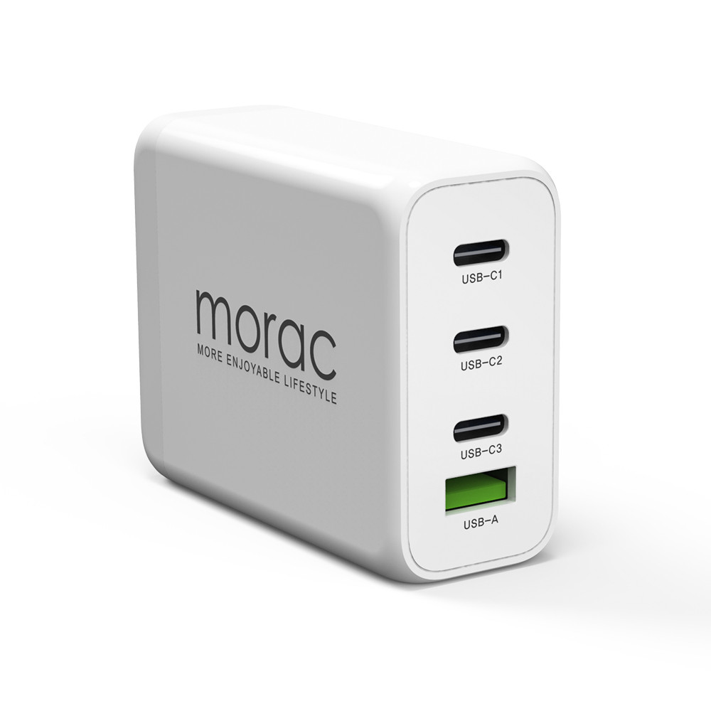 모락 하이퍼에디션 120W GaN 4포트 초고속 PD PPS 충전기 MR-HE-PD120 - 메인 이미지