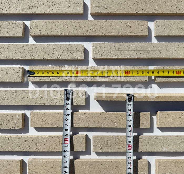 올라운더 점토타일 스틱 (슬림) 240x30x12T 아이보리 / 하다건재