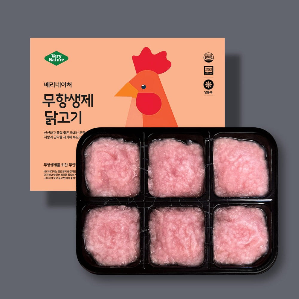 베리네이처 [베네베이비] 무항생제 닭 안심 다짐육 이유식 300g