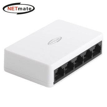 강원전자 넷메이트 5포트 스위칭 허브 NM-HSW01 - 상품 이미지